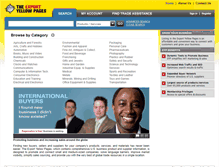 Tablet Screenshot of exportyellowpages.com